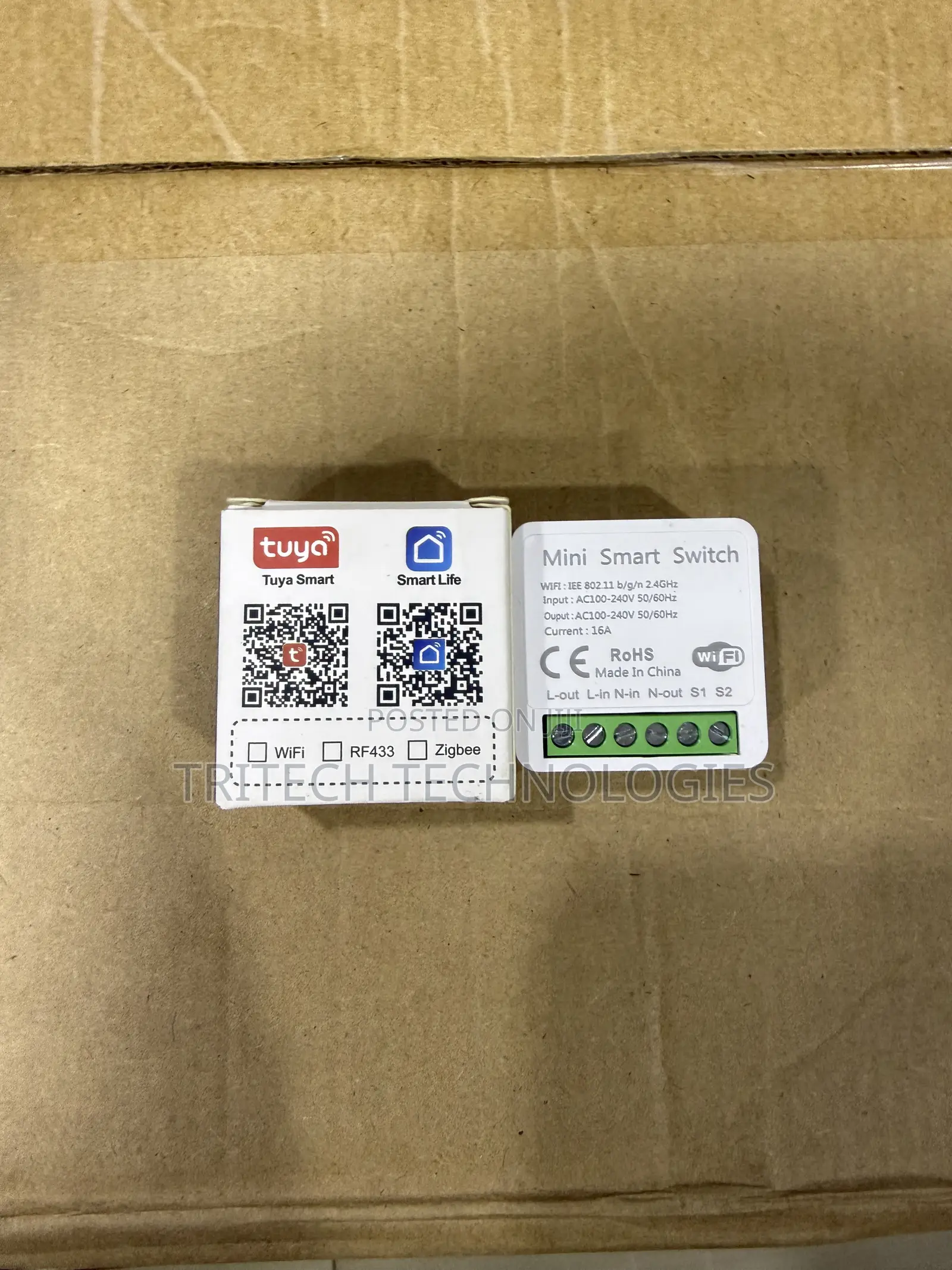 Generic Mini Wi-Fi Smart Switch 4 Gang