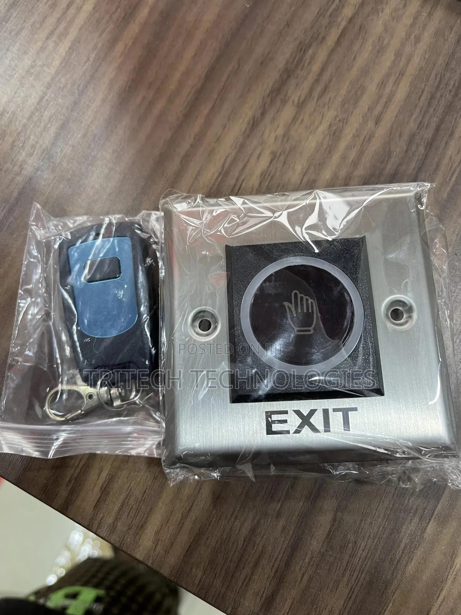 No Touch Exit Button With Remote