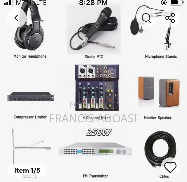 Complete Radio Station Equipment