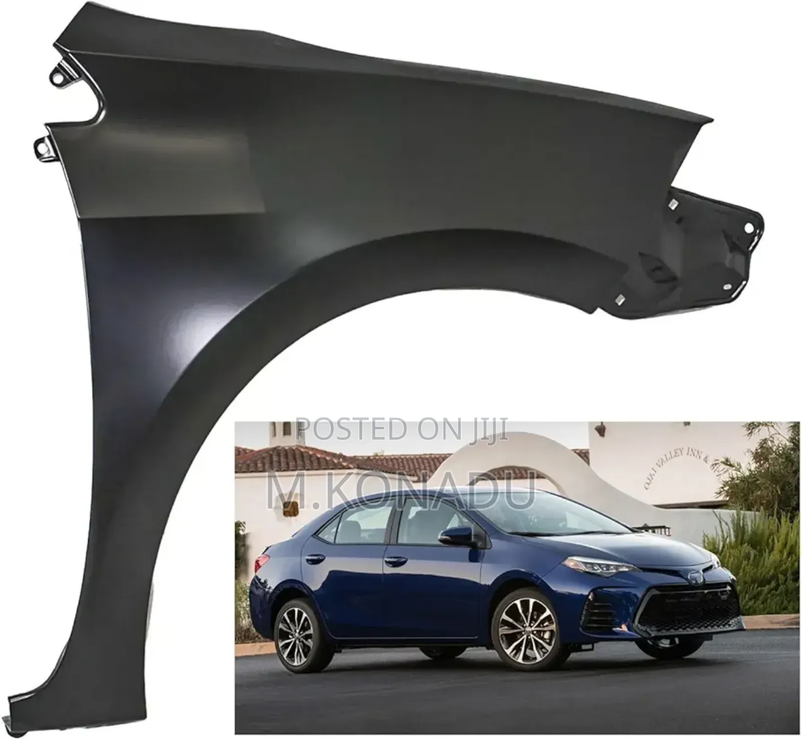 Toyata Corolla 2014 ,2016,2017,2018 Fenders , "Left and Right Side "
