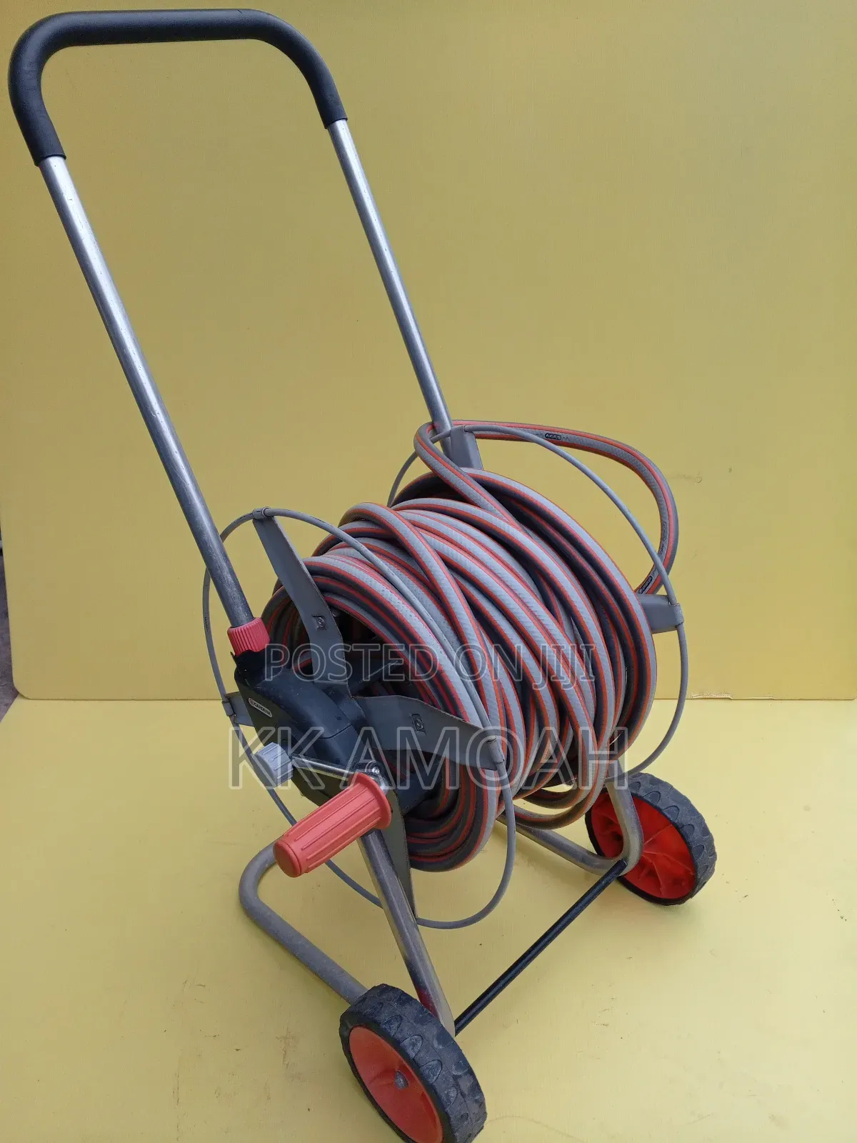 Original German Gardena Reel With Hose