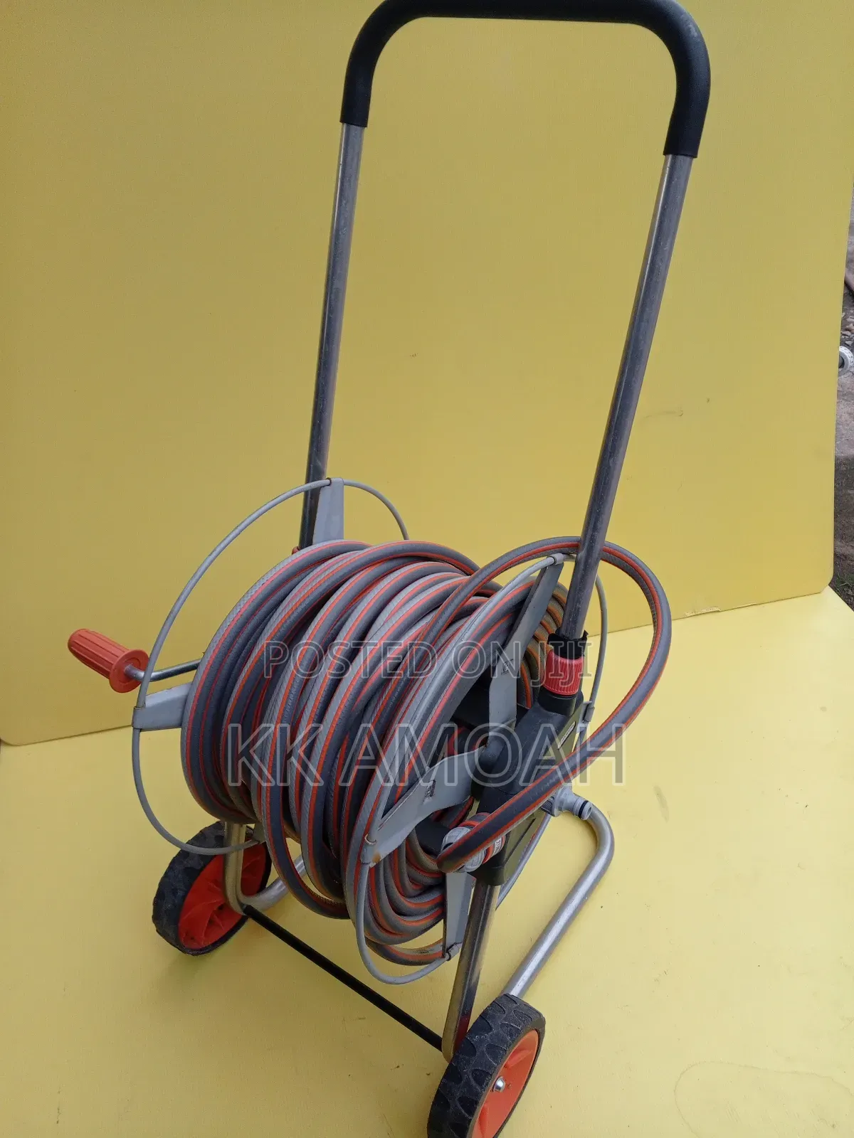 Original German Gardena Reel With Hose