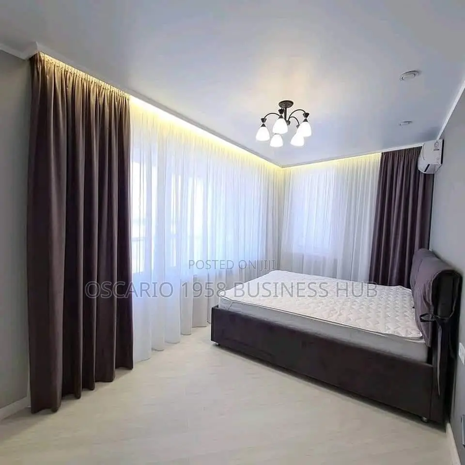 Neatly Designed and Installed Curtains