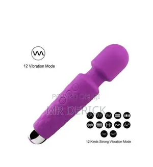 Av Wand 8 Speeds 20 Vibrating Dildo Vibrator - Purple