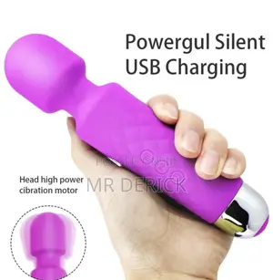 Av Wand 8 Speeds 20 Vibrating Dildo Vibrator - Purple