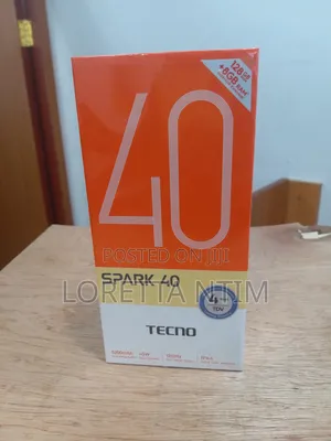 New Tecno Spark 40 128 GB Black