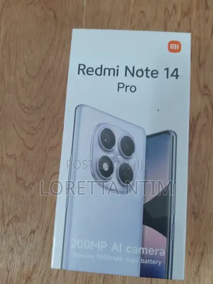 New Xiaomi Redmi Note 14 Pro 256 GB Black