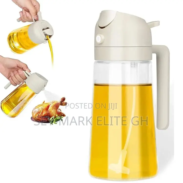 2 in 1 Oil Spray Dispenser Bottle