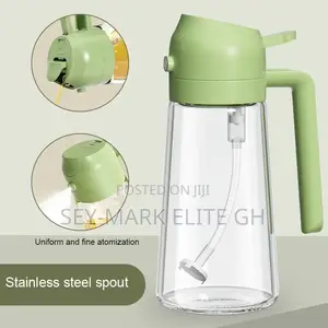2 in 1 Oil Spray Dispenser Bottle