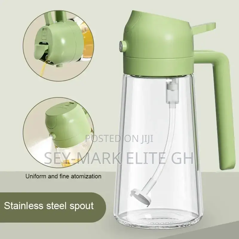 2 in 1 Oil Spray Dispenser Bottle
