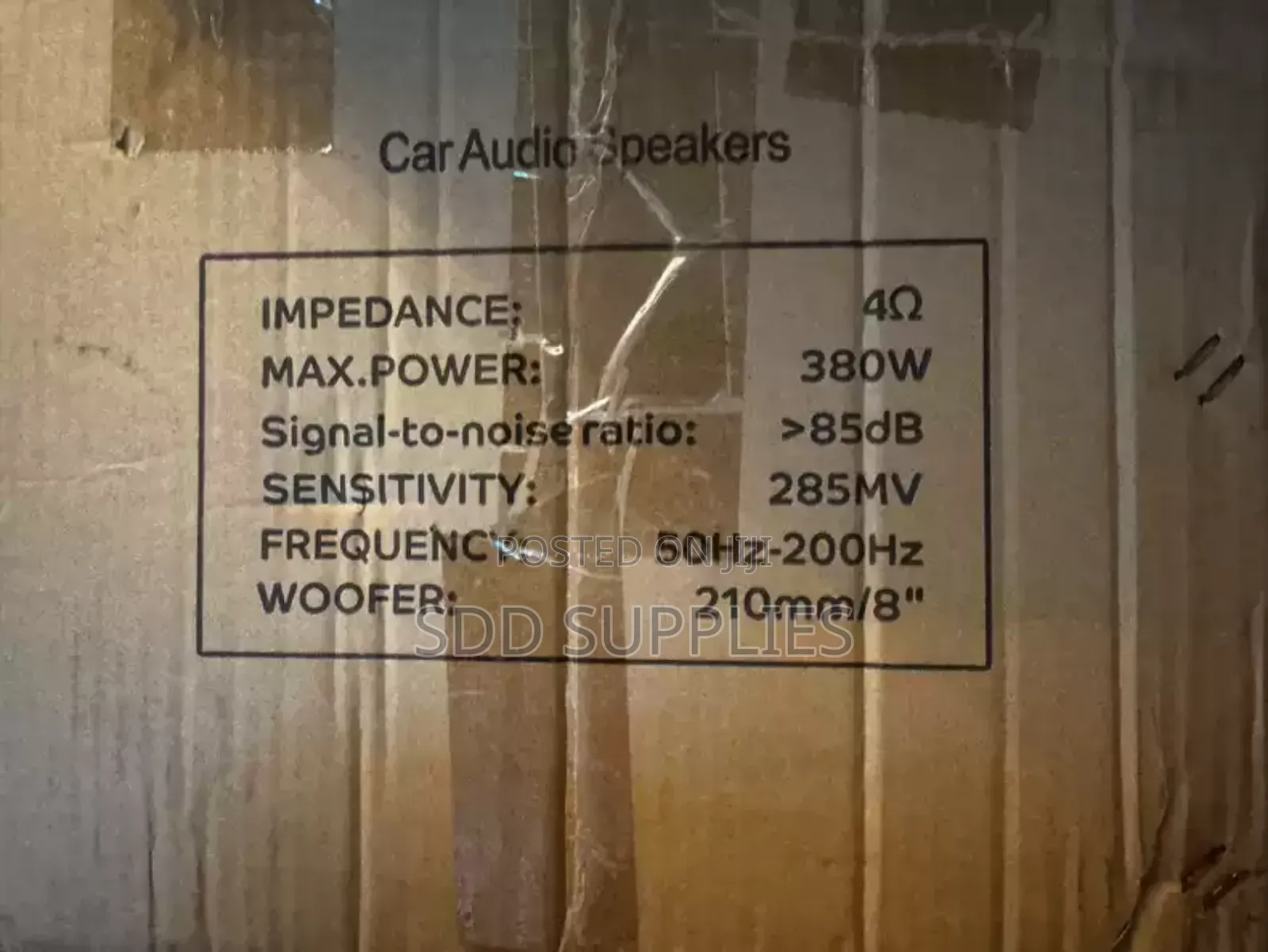 Uk Baf Ax8 Car Subwoofer