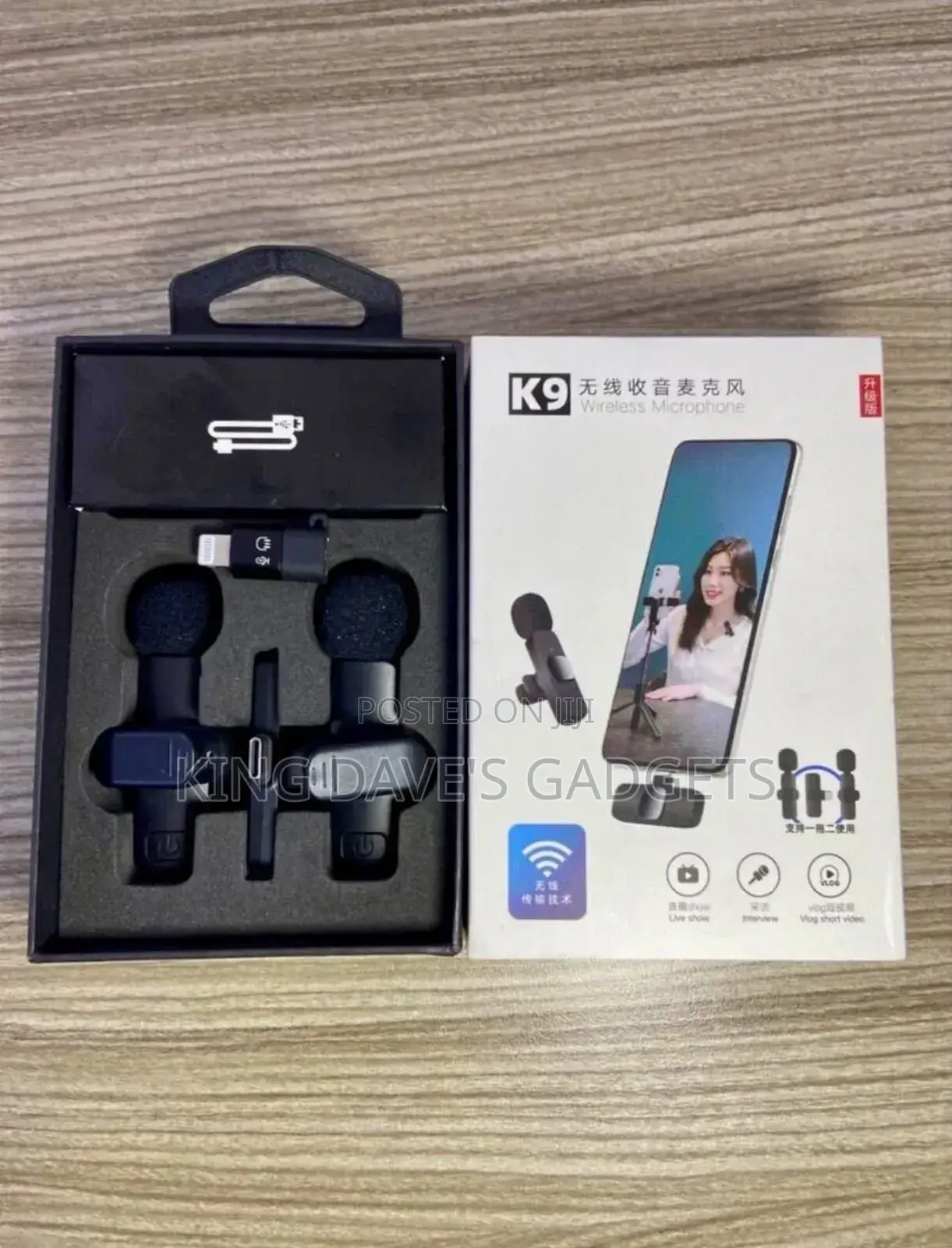 2 in 1 Wirless Lapel Microphone