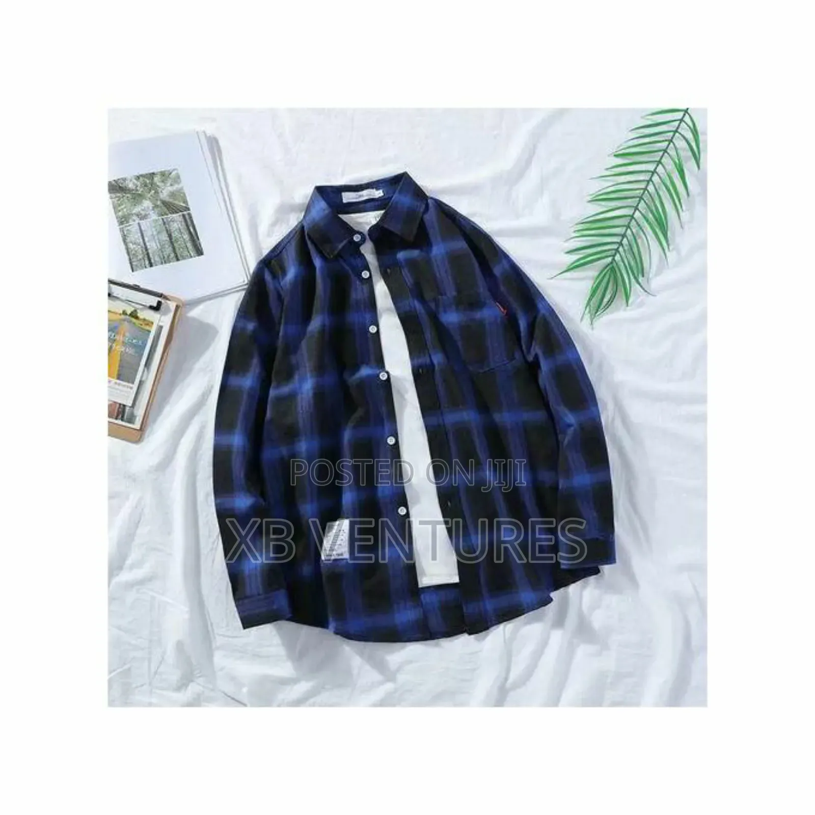 Casual Plaid
Long-Sleeved Shirt