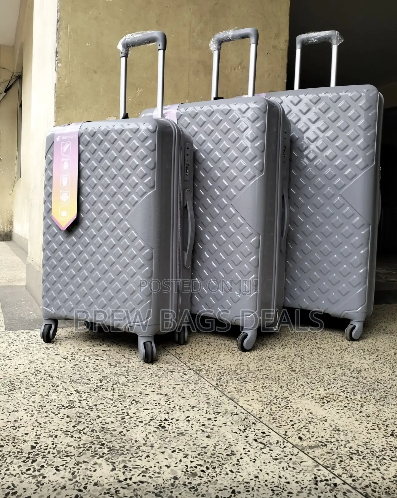 Newly Goodpartner 3set Dual Zipper And Antitheft Zip Traveling Bag