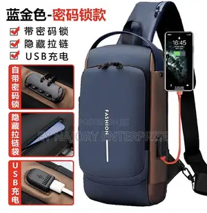 Anti-theft Men’S Crossbody Side Bag | Shoulder Chest Bag For Travel