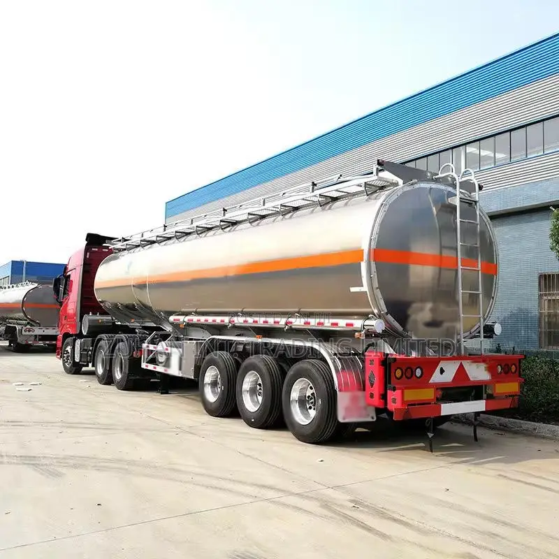 3 4 Axles Full Tanker Trailer Trucks