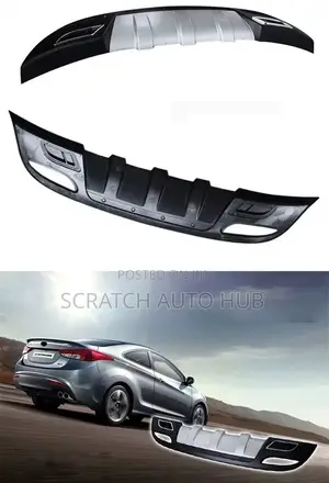 Elantra 12/13/ Back Bumper Diffuser