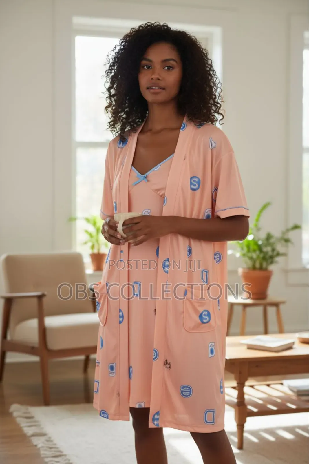 Ladies Sleepwear With Bath Coat