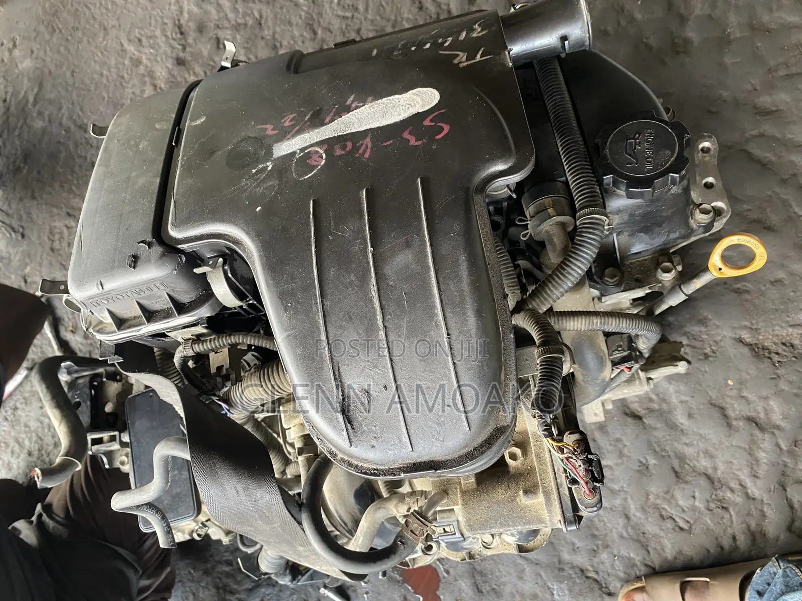 Toyota Vitz Complete Engine With Gearbox 4plugs or 3plugs in Abossey ...