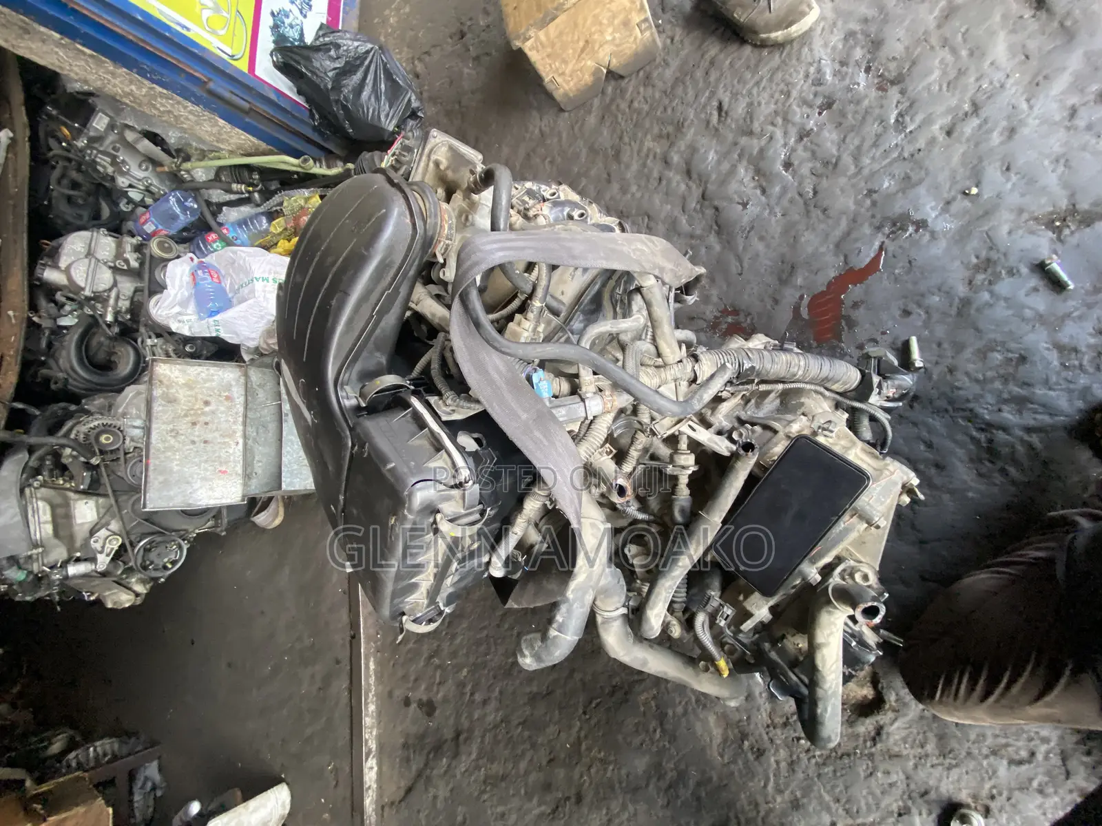 Toyota Vitz Complete Engine With Gearbox 4plugs or 3plugs in Abossey ...