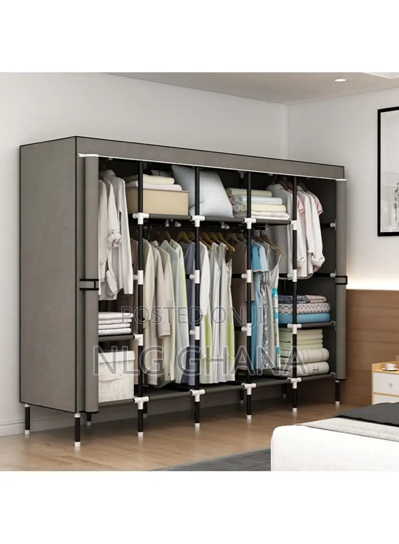 Assembly Wardrobe Non-Woven Fabric Reinforced Steel Frame. Tvx25048