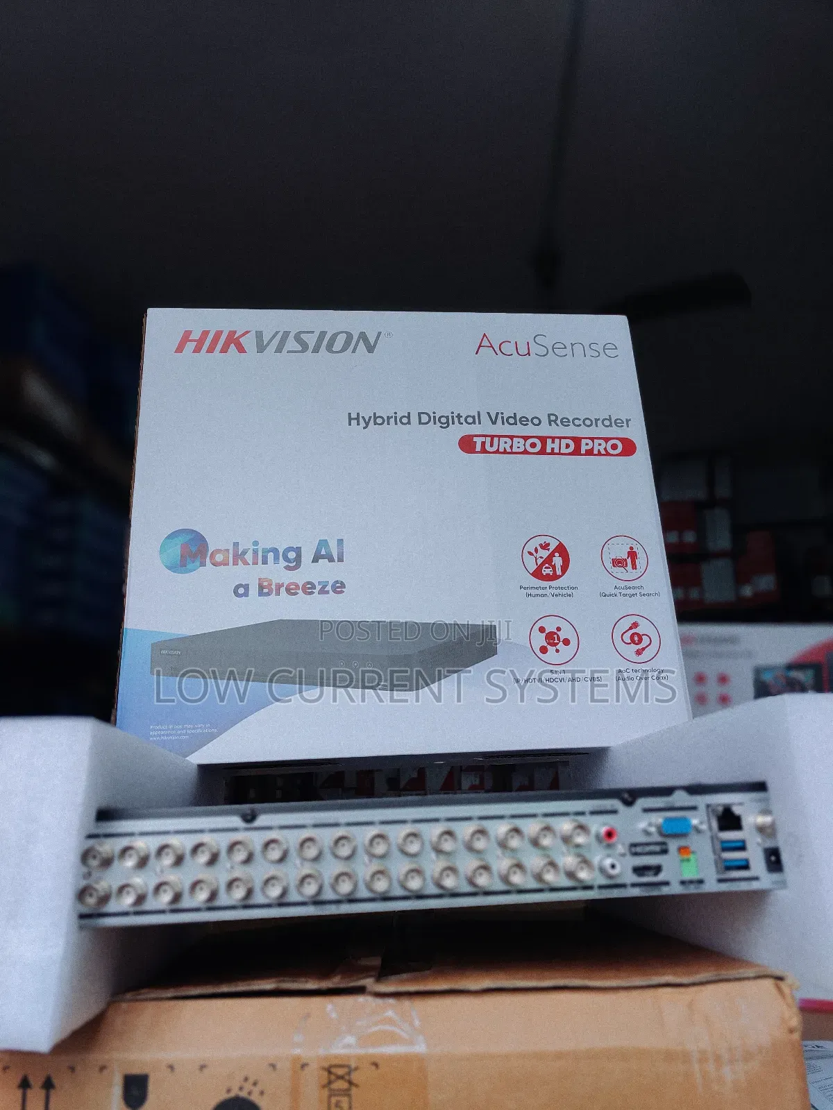 Hikvision Video Recorder DVR 5mp 32 Channel Acusence Two Ways Audio