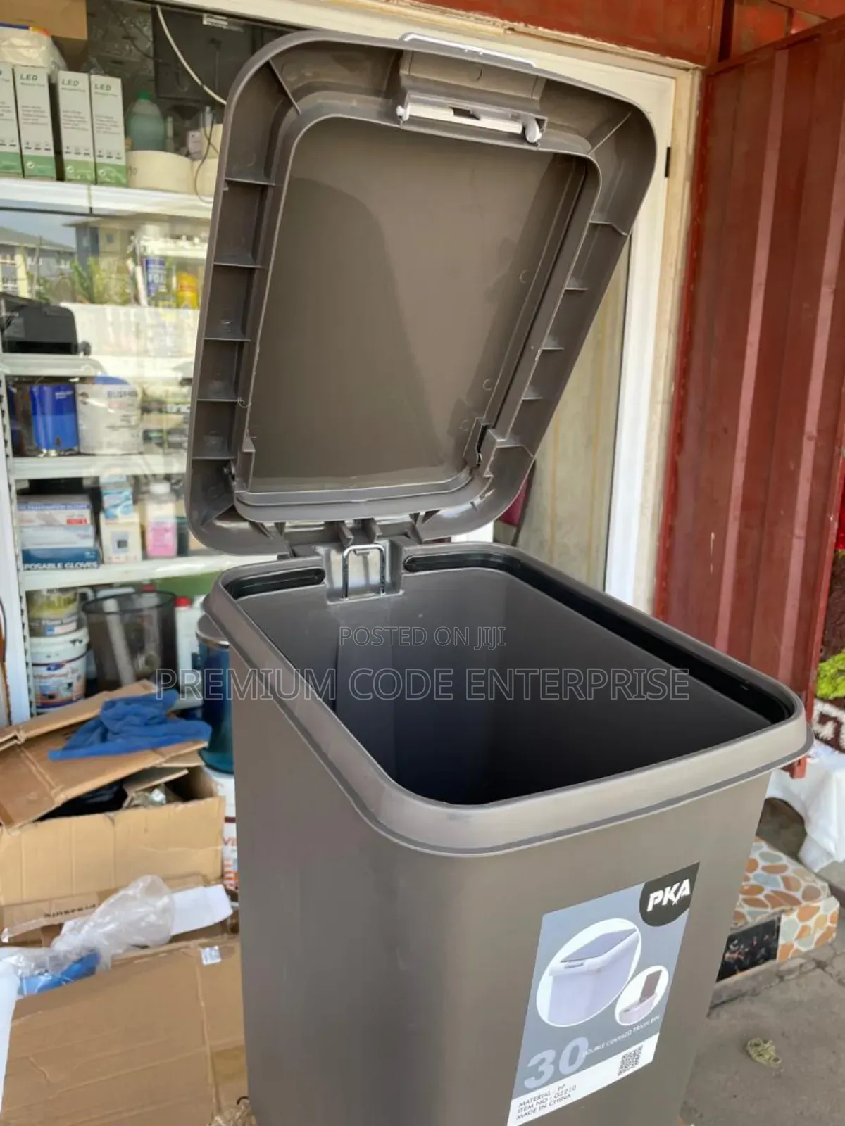 30l Pedal Trash Bin – Double-Covered Waste Bin for Home and Office Use
