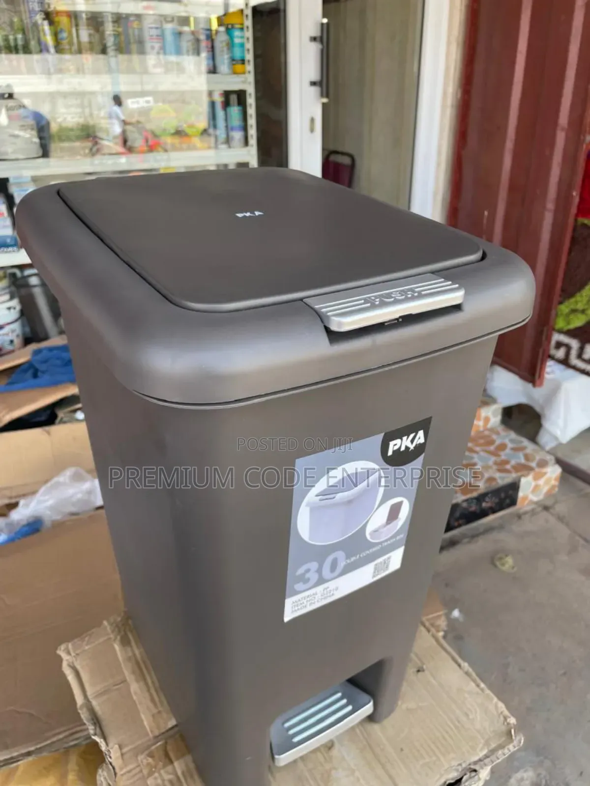 30l Pedal Trash Bin – Double-Covered Waste Bin for Home and Office Use