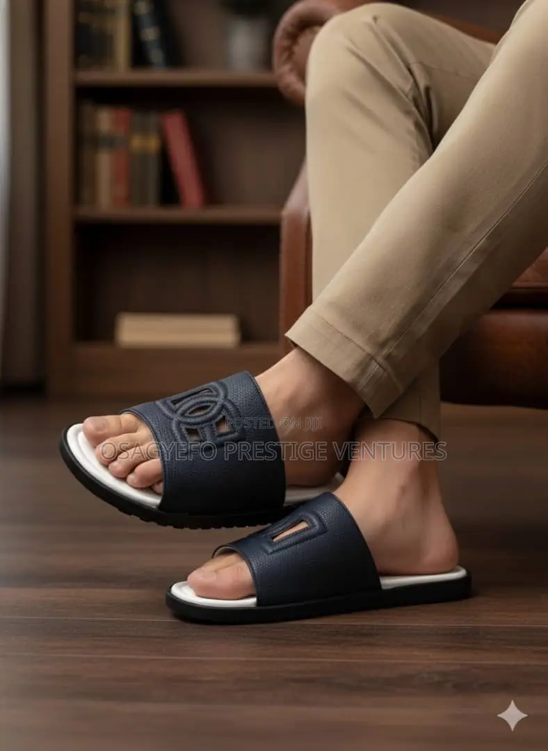 Original D G Slippers Navy Blue