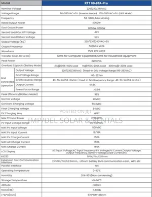 11.0kw 48v Solar Inverter Mega Efficiency Hybrid