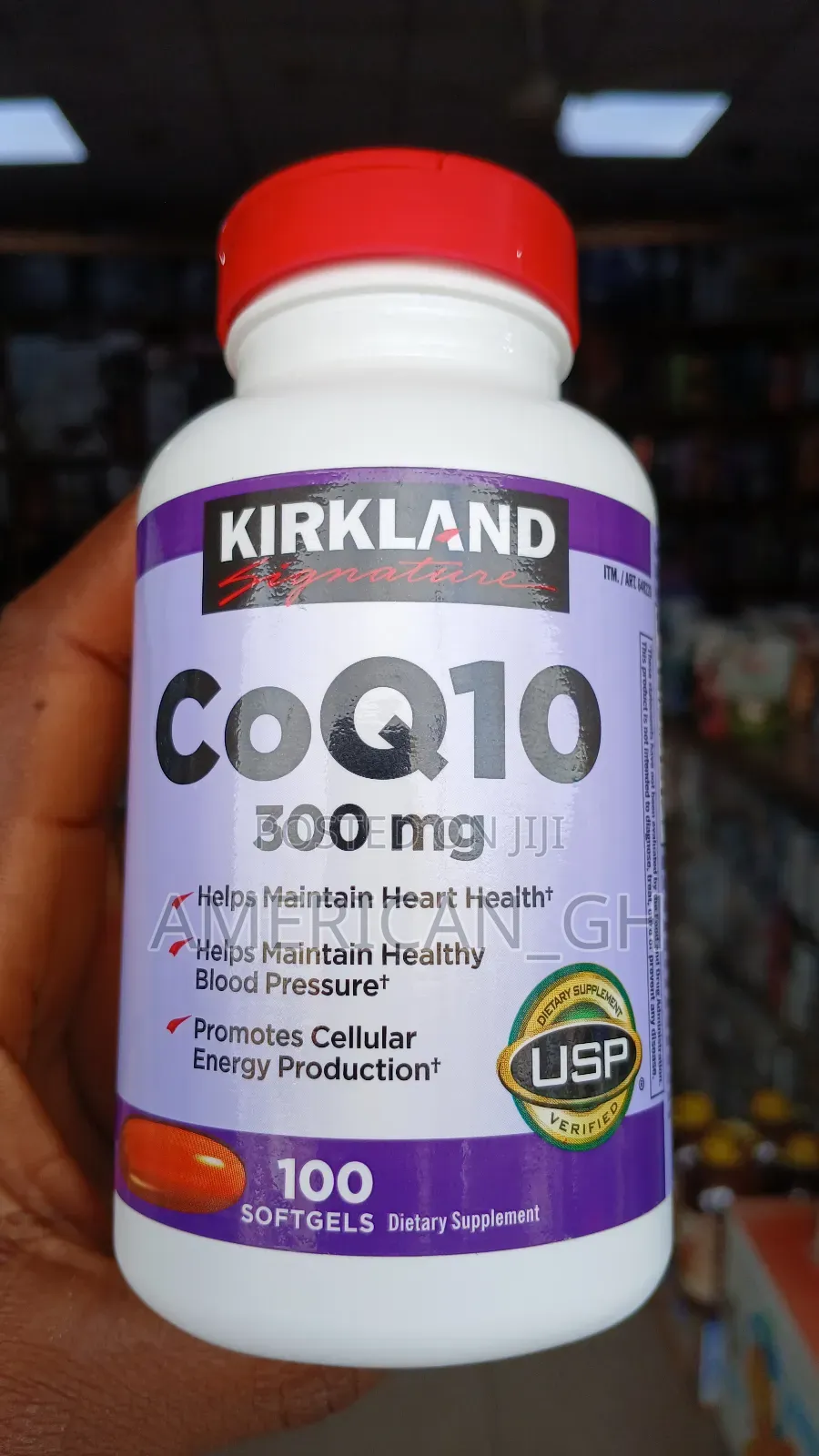 Kirkland Signature Coq10, 300mg(100 Softgels)