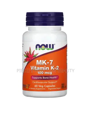 Now Foods, Mk-7 Vitamin K-2 , 100 McG, 60 Veg Capsules