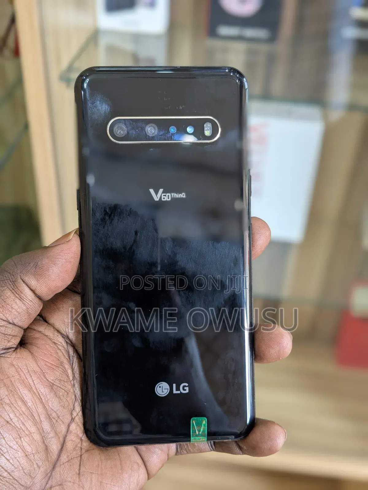 New LG V60 ThinQ 5G 128 GB Black