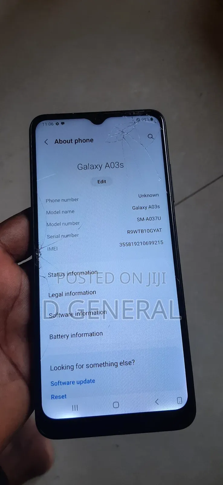 Samsung Galaxy A03s 32 GB Black