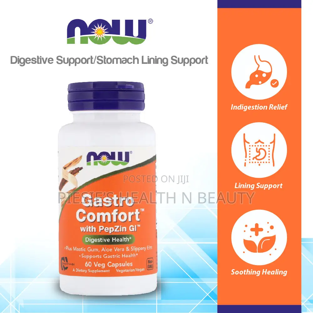 Now, Gastro Comfort, Plus Mastic Gum, Aloe Vera Slippery Elm,60 Caps