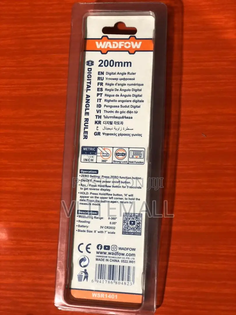 Wadfow Digital Angle Ruler - Wsr1401