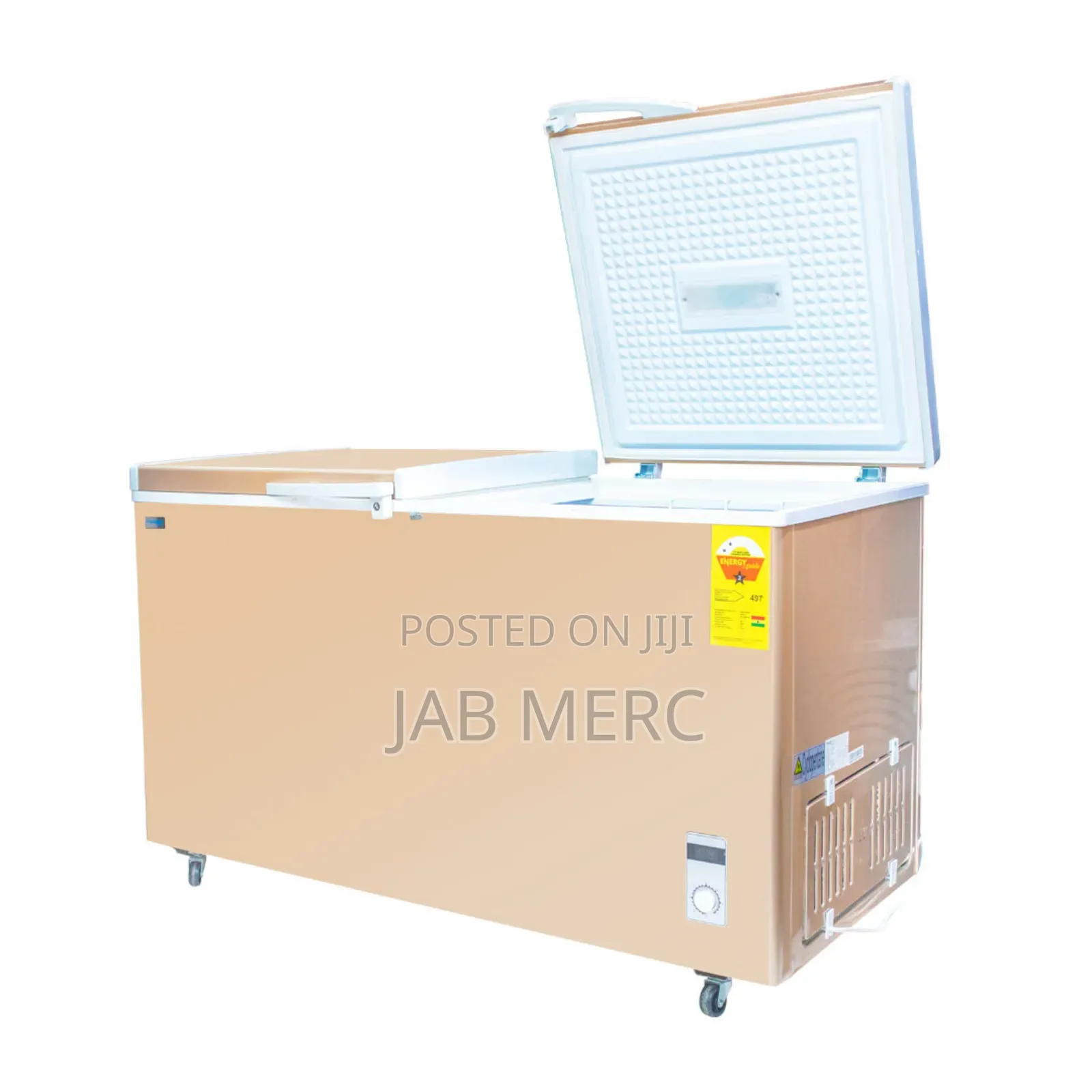 Nasco-400-ltrs-double-door-chest-freezer 2 Doors Gold New