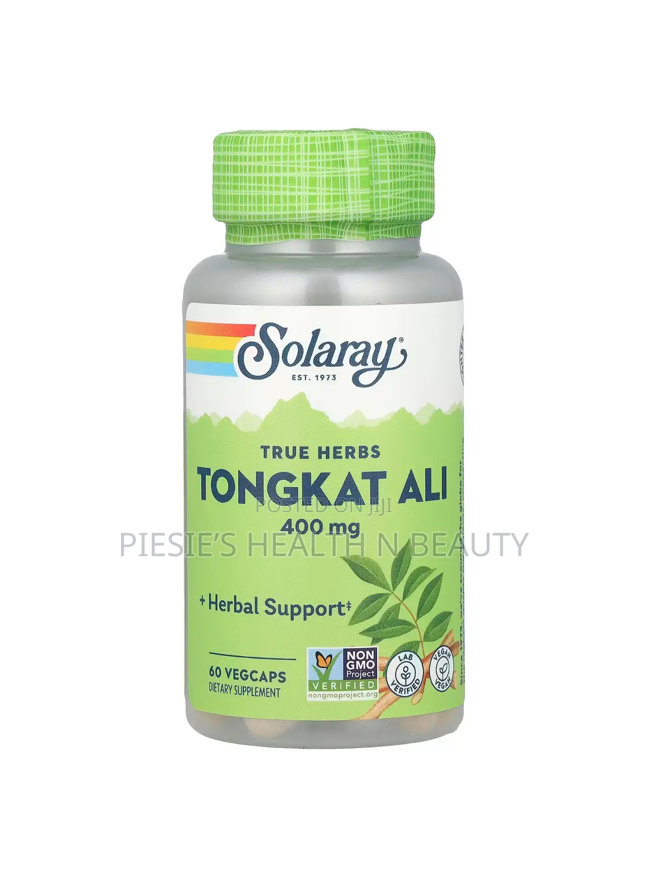 Solaray Tongkat Ali 400 Mg,Herbal Support for Men's Health Vitality.