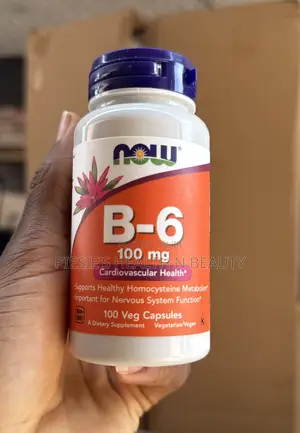 Now Foods Vitamin B-6 100 Mg, 100 Veg Capsules