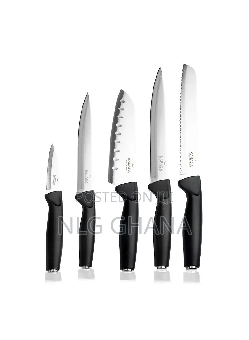 5 Knives Super Stainless Steel Boxed Set. Kar1328