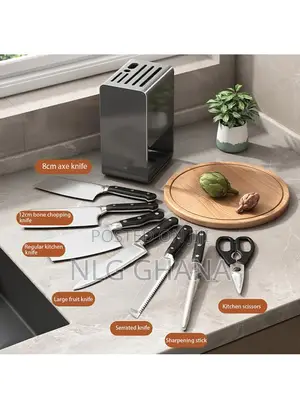 Knife Block Organizer Kitchen Countertop Cutlery Storage. Tvx28769