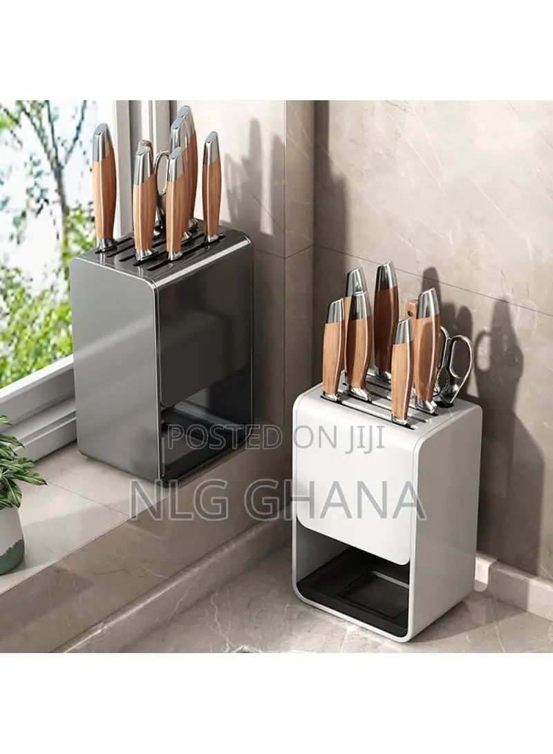 Knife Block Organizer Kitchen Countertop Cutlery Storage. Tvx28769