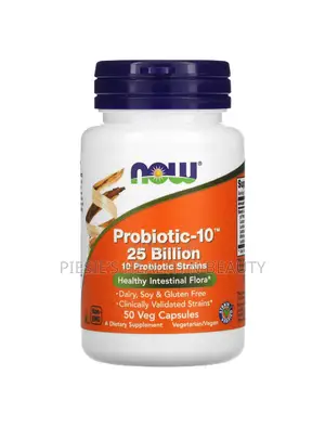 Now Foods Probiotic-10 25 Billion, 50 Veg Capsules