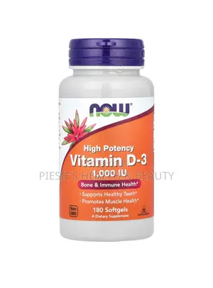 Now Foods Vitamin D3 1000 Iu, 180 Softgels