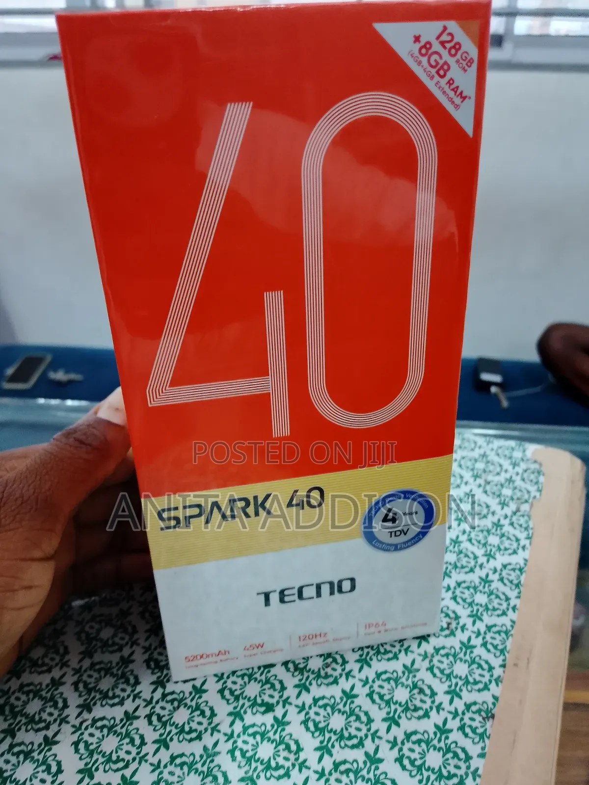 New Tecno Spark 40 128 GB Black