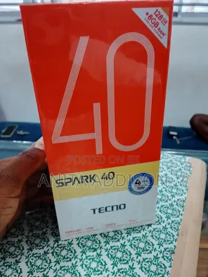 New Tecno Spark 40 128 GB Black