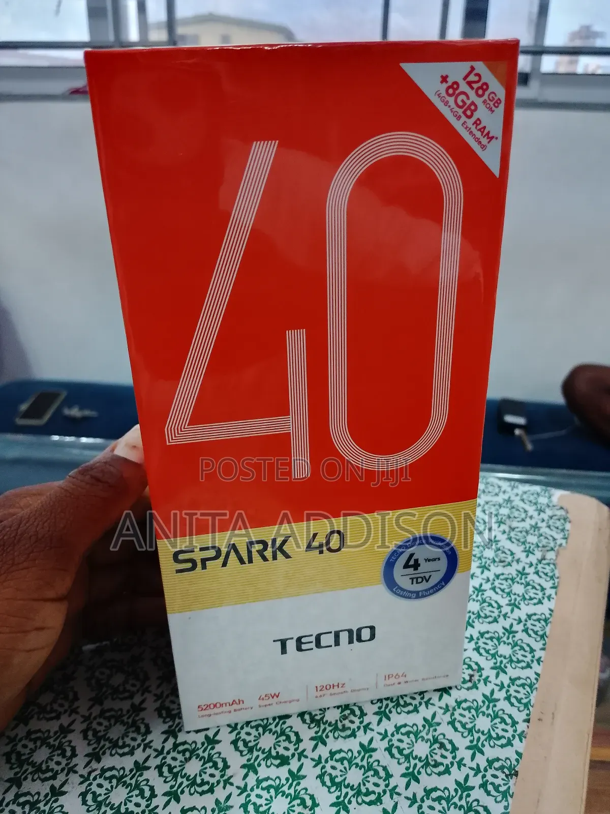 New Tecno Spark 40 128 GB Black