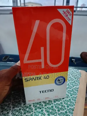 New Tecno Spark 40 128 GB Black