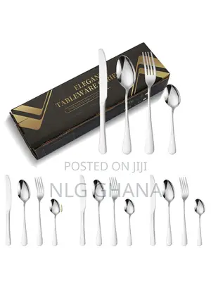 16pcs Silverware Set Stainless Steel Flatware Utensils. Tvx26722