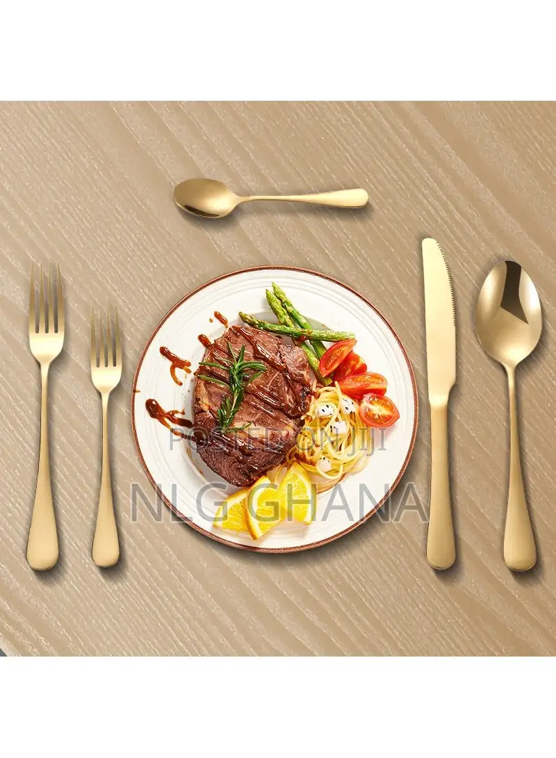 16pcs Silverware Set Stainless Steel Flatware Utensils. Tvx26722